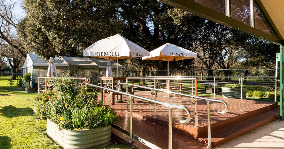 Marquee, Deck and Bar