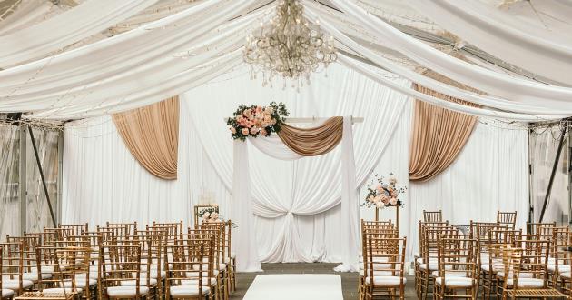 Bridge Marquee Wedding Ceremony