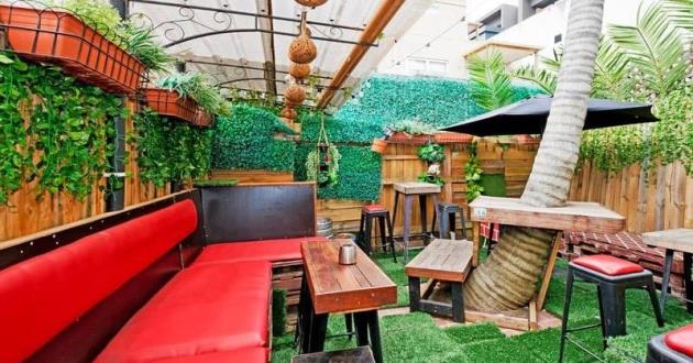Beer Garden & Pool Area
