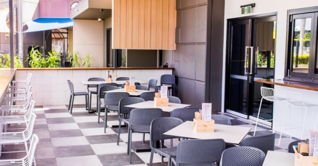Sports Bar Front Terrace
