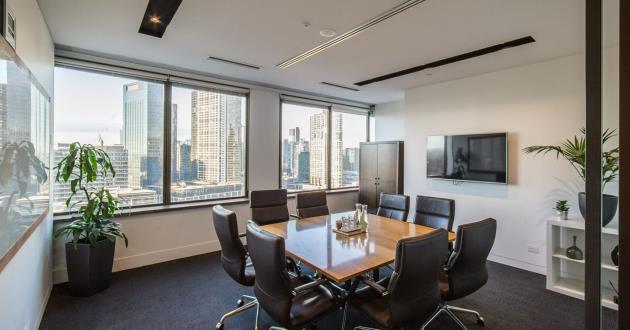 8 Person Meeting Room with Natural Light - The River Room