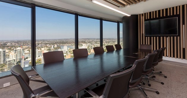 12 Person Boardroom at Waterfront Place, Brisbane CBD