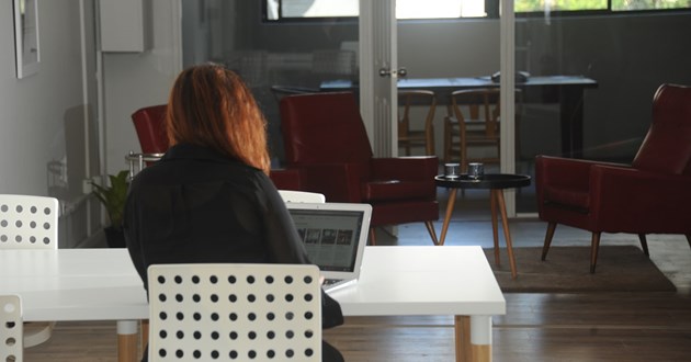Hot Desk in an Open Plan Office in Darlinghurst