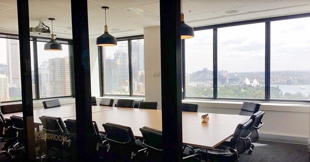 16 Person Boardroom in Darlinghurst with stunning harbour views