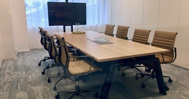 8 Person light-filled Boardroom in Alexandria