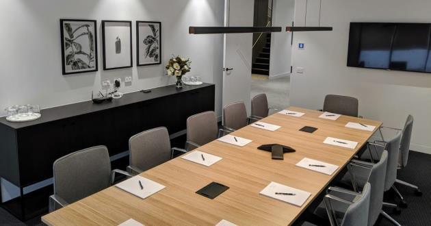 Natural Light Filled 8 Seater Boardroom in Clayton