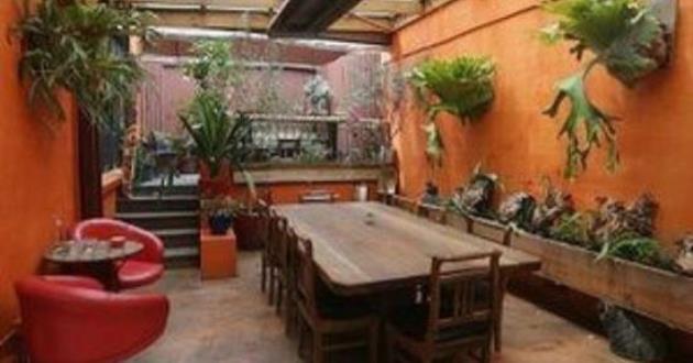 Bright Tranquil Indoor Garden Meeting Space