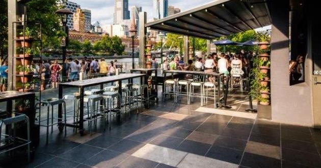 Fully Covered Bar Terrace