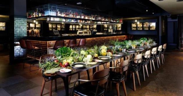 Prohibition-style Speakeasy Dark and Mysterious Bar