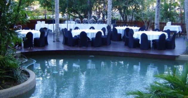 Tropical Garden Pool Deck Event Space